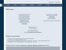 Tablet Screenshot of hno-aerzte-hannover.de